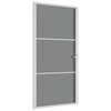 VIDAXL Innenür 102,5x201,5 cm ESG -Glas und Aluminium weiß