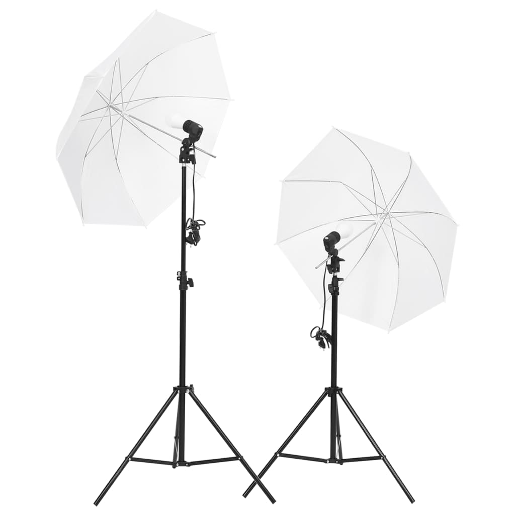 Vidaxl Photo Studio Set mit Lichtsatz, Hintergrundbildschirm und Reflektor