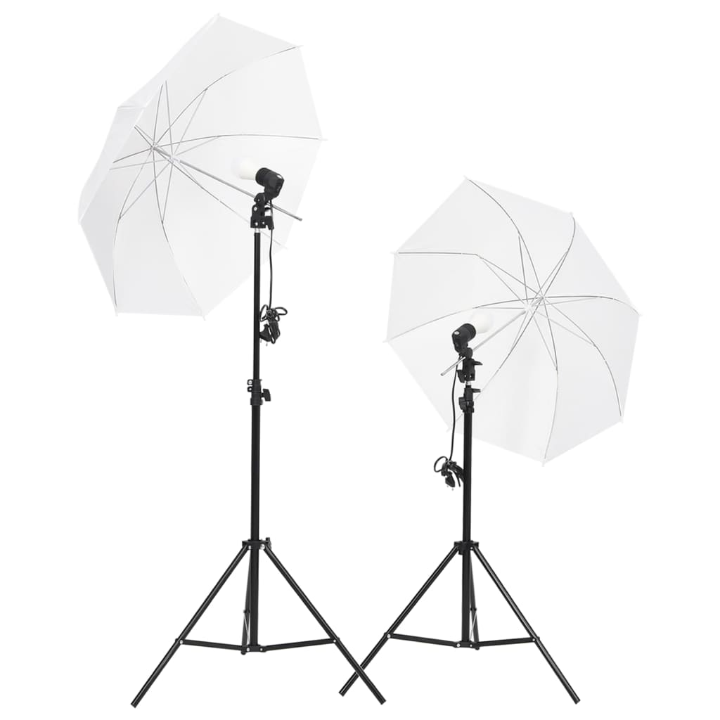 Vidaxl Photo Studio Set mit Lichtsatz, Hintergrundbildschirm und Reflektor