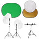 Vidaxl Photo Studio Set mit Lichtsatz, Hintergrundbildschirm und Reflektor