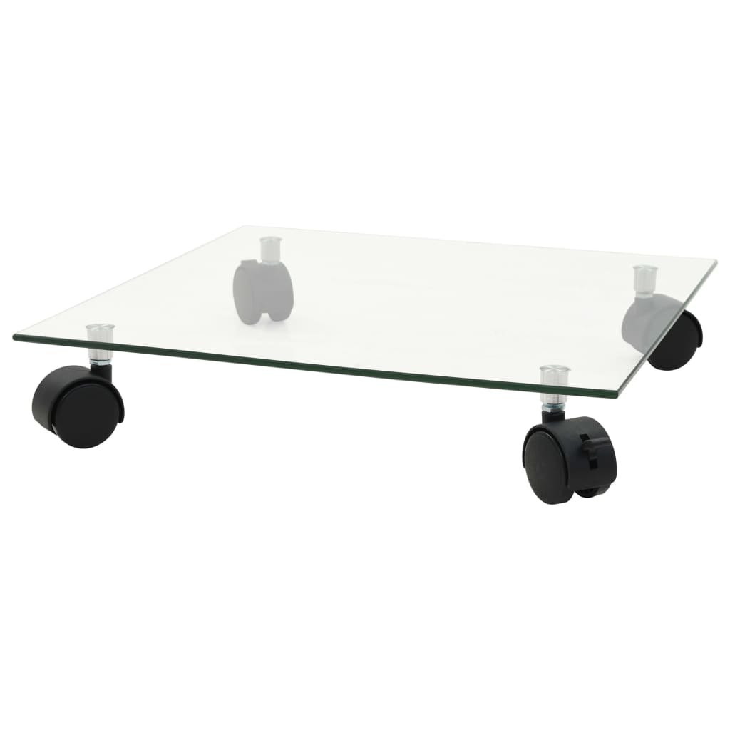 VIDAXL -Pflanzenrollen 4 Stcs Quadrat 35 x 35 cm gehärtetes Glas