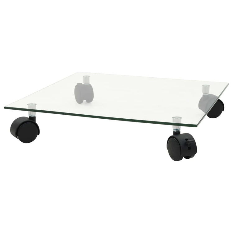 VIDAXL -Pflanzenrollen 4 Stcs Quadrat 35 x 35 cm gehärtetes Glas