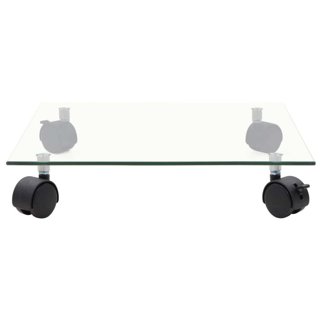 VIDAXL -Pflanzenrollen 4 Stcs Quadrat 35 x 35 cm gehärtetes Glas