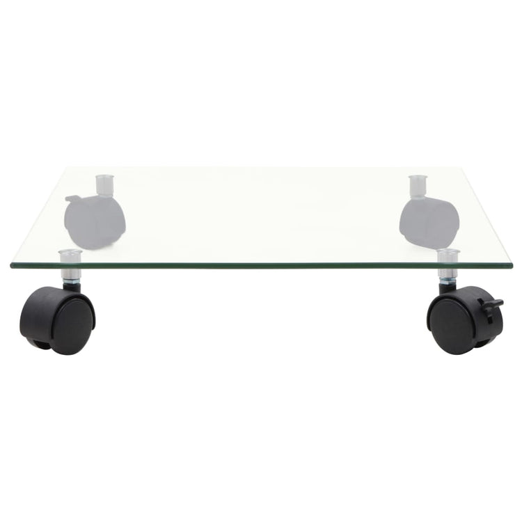 VIDAXL -Pflanzenrollen 4 Stcs Quadrat 35 x 35 cm gehärtetes Glas