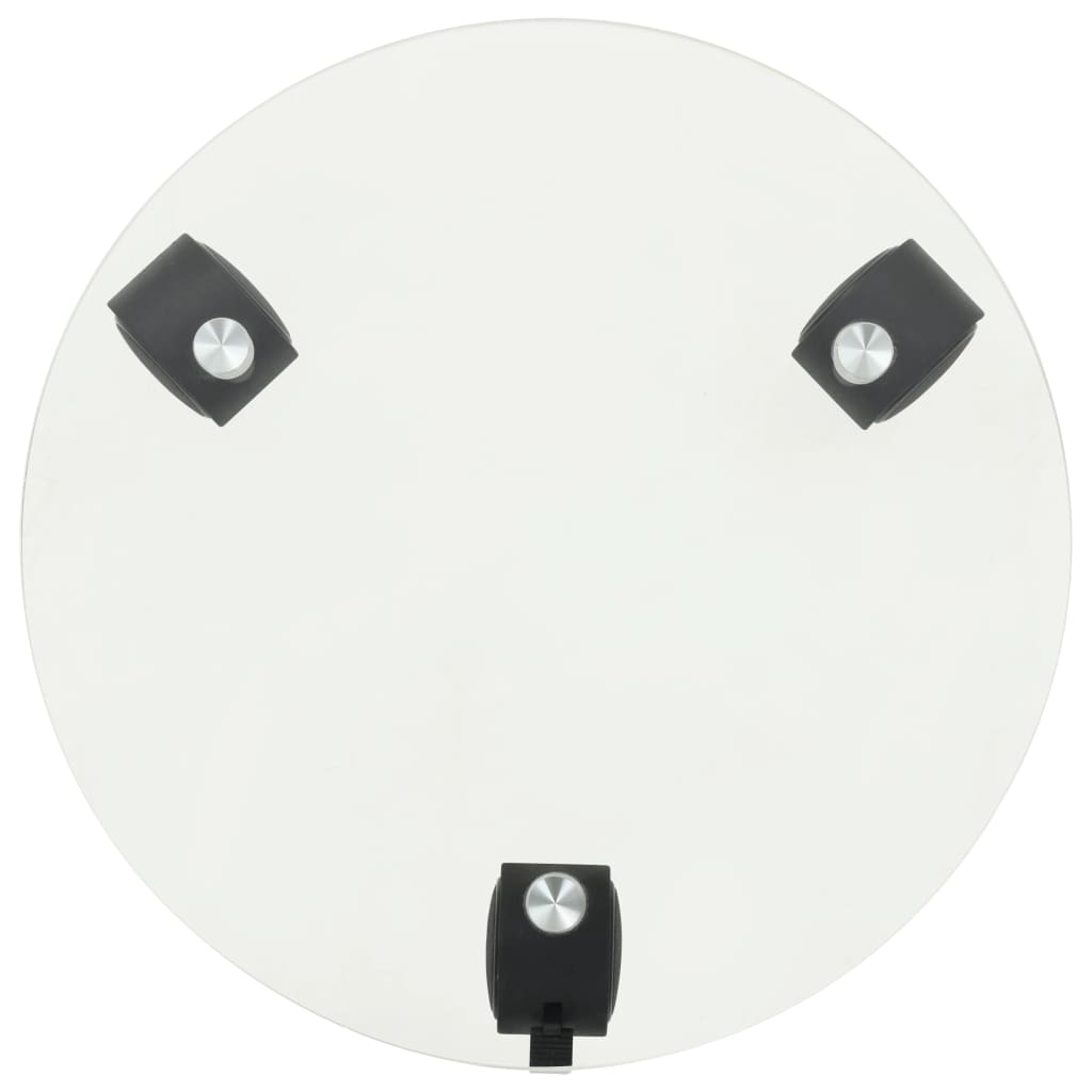 VIDAXL -Pflanzenrollen 4 ST Runde 28 cm gehärtetes Glas