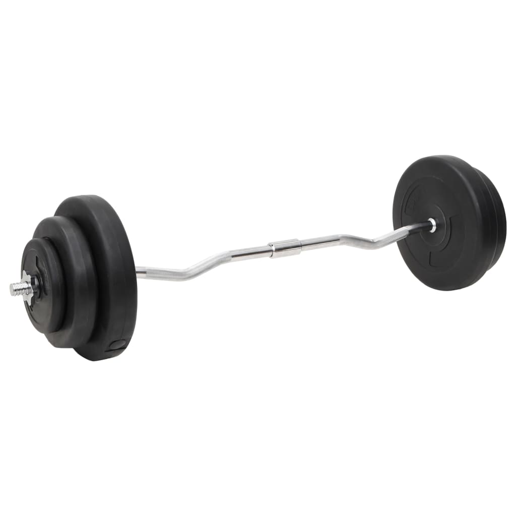 Vidaxl Halkerset mit Gewichten 60 kg