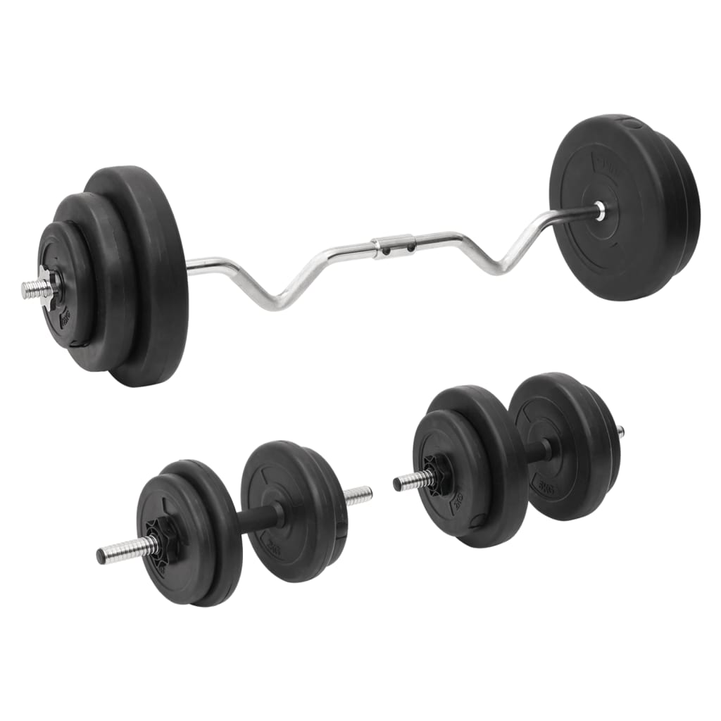 VIDAXL -Halfter -Set mit Gewichten Curl 60 kg