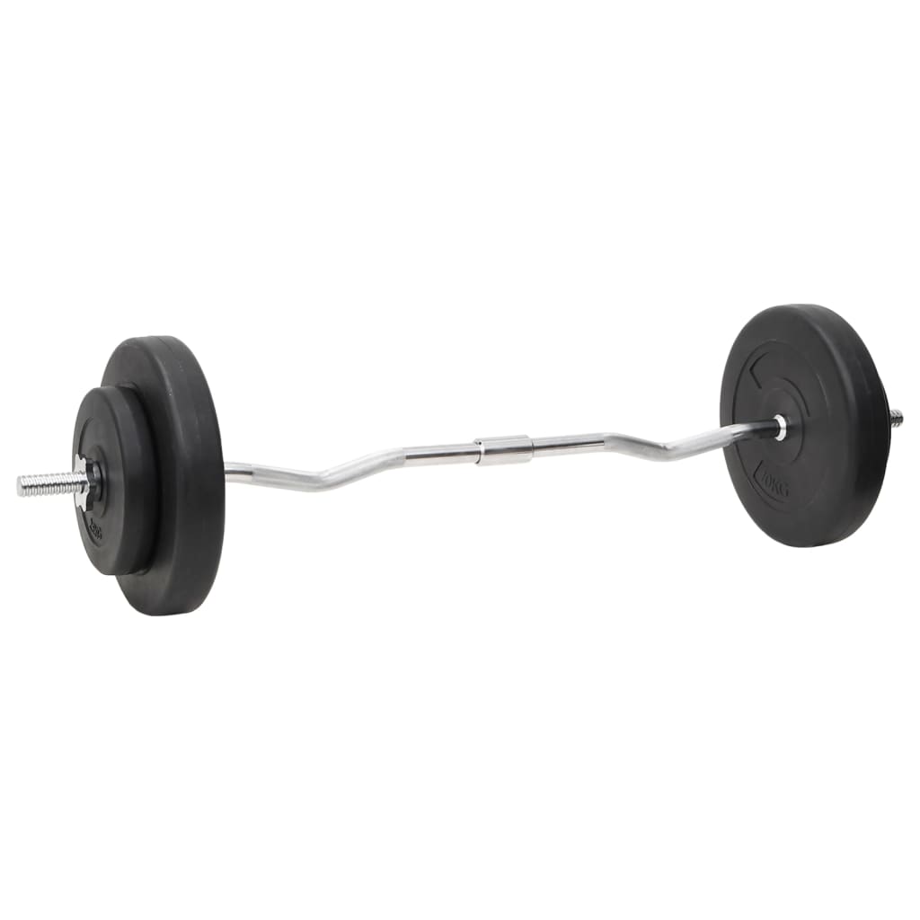 Vidaxl Halkerset mit Gewichten 60 kg