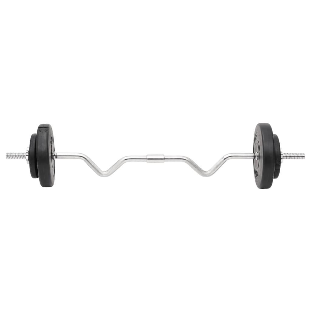 Vidaxl Halkerset mit Gewichten 60 kg