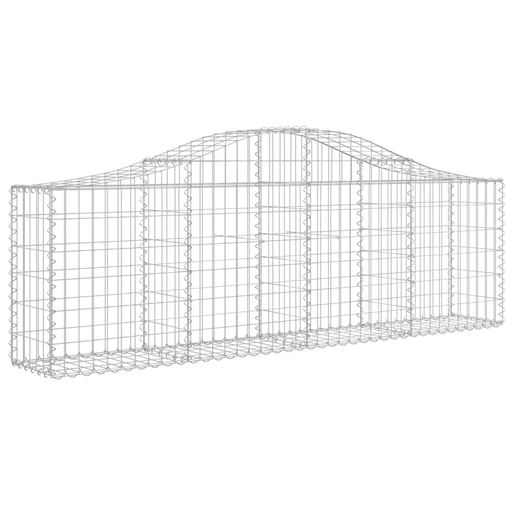 Vidaxl Schans Körbe 5 ST Gewölbe 200x30x60 80 cm verzinktes Eisen