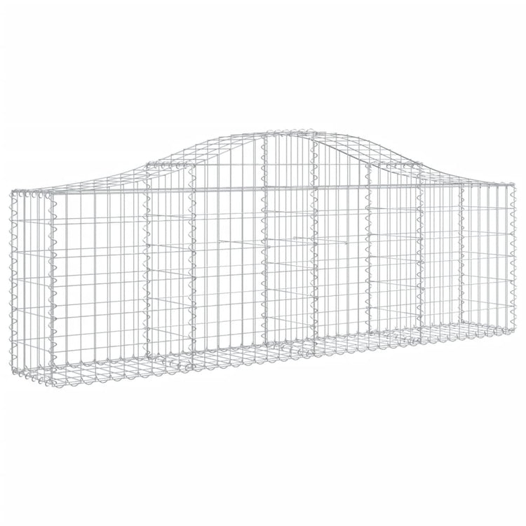 Vidaxl Schans Körbe 6 ST Gewölbe 200x30x60 80 cm verzinktes Eisen