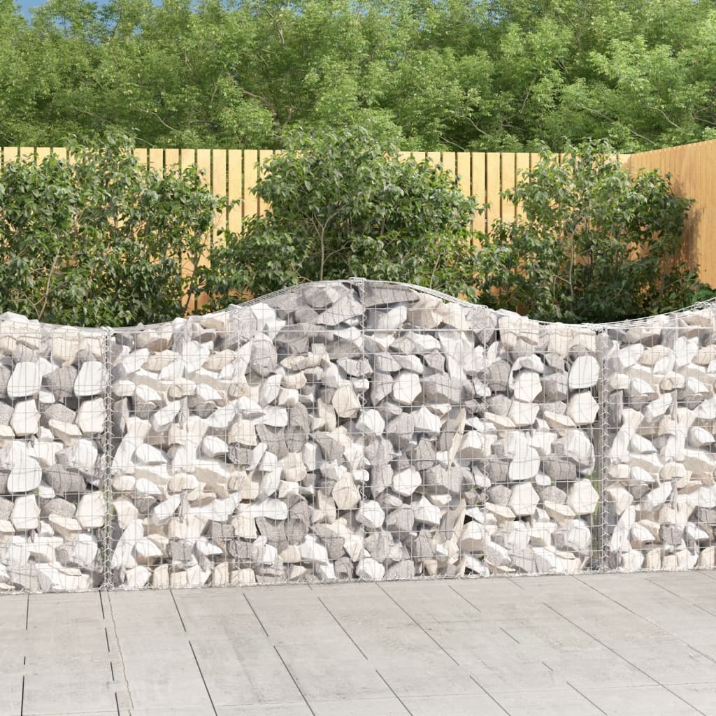 Vidaxl Schans Körbe 7 ST Gewölbe 200x30x100 120 cm Eisen