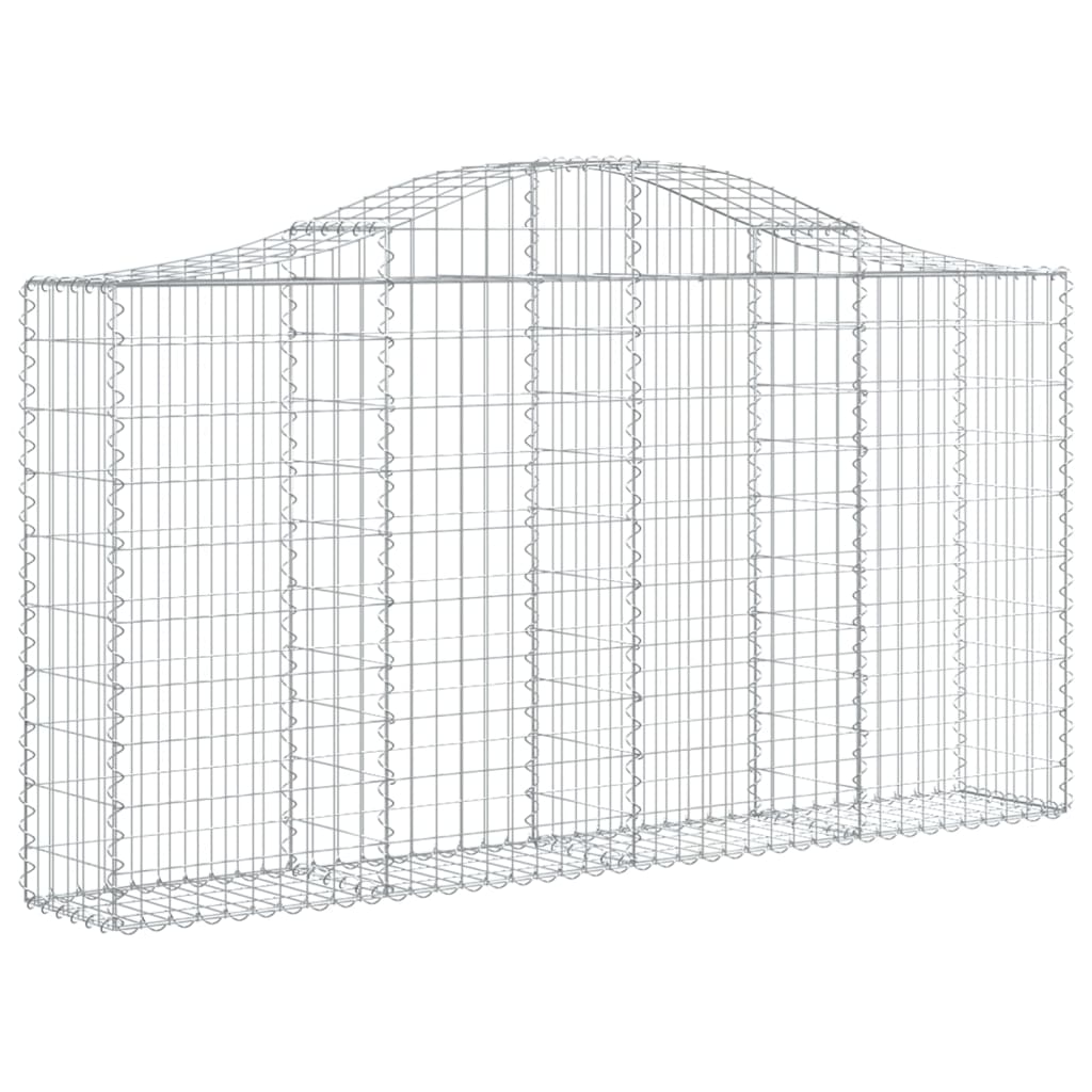 Vidaxl Schans Körbe 9 ST Gewölbe 200x30x100 120 cm Eisen