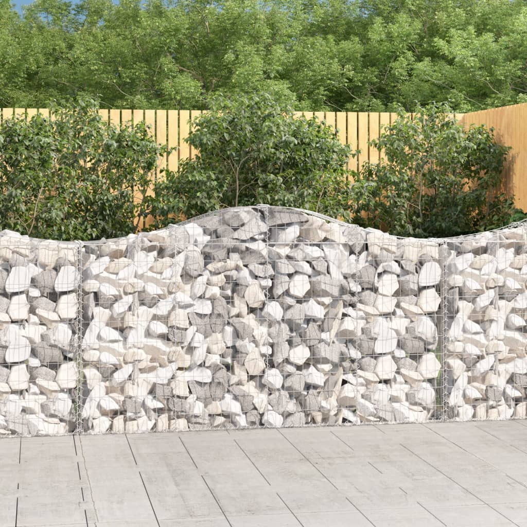 Vidaxl Schans Körbe 9 ST Gewölbe 200x30x100 120 cm Eisen