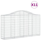 Vidaxl Schans Körbe 11 St. Gewölbe 200x30x100 120 cm Eisen - afbeelding 2