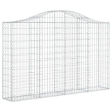 Vidaxl Schans Körbe 8 ST Gewölbe 200x30x120 140 cm Eisen - afbeelding 3