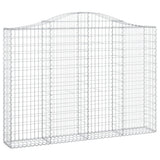 Vidaxl Schans Körbe 8 ST Gewölbe 200x30x140 160 cm Eisen - afbeelding 3