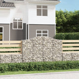 Vidaxl Schans Körbe 8 ST Gewölbe 200x30x140 160 cm Eisen - afbeelding 1