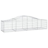 Vidaxl Schans Körbe 8 ST Gewölbe 200x50x40 60 cm verzinktes Eisen