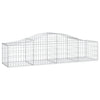 Vidaxl Schans Körbe 12 ST Gewölbe 200x50x40 60 cm verzinktes Eisen