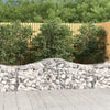 Vidaxl Schans Körbe 13 ST Gewölbe 200x50x60 80 cm verzinktes Eisen