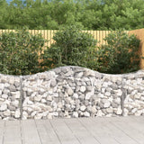 Vidaxl Schans Körbe 5 ST Gewölbe 200x50x80 100 cm verzinktes Eisen - afbeelding 1