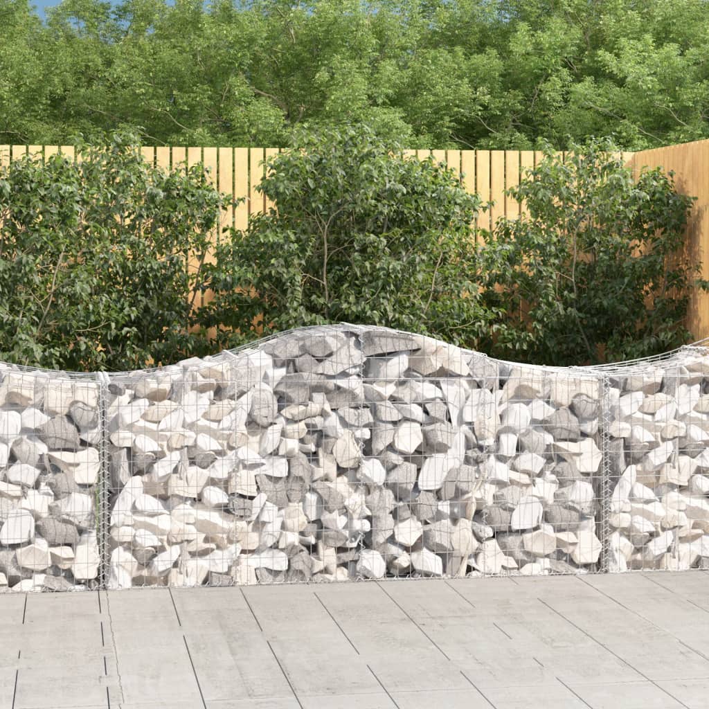 Vidaxl Schans Körbe 15 St. Gewölbe 200x50x80 100 cm Eisen