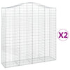 Vidaxl Schans Körbe 2 ST Gewölbe 200x50x200 220 cm Eisen