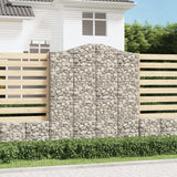 Vidaxl Schans Körbe 4 ST Gewölbe 200x50x220 240 cm Eisen - afbeelding 1