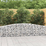 Vidaxl Schans Körbe 3 ST Gewölbe 400x30x60 80 cm Eisen - afbeelding 1