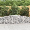 Vidaxl Schans Körbe 9 St. Gewölbe 400x30x60 80 cm Eisen