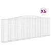 Vidaxl Schans Körbe 6 ST Gewölbe 400x30x140 160 cm Eisen