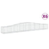 Vidaxl Schans Körbe 6 ST Gewölbe 400x50x40 60 cm Eisen