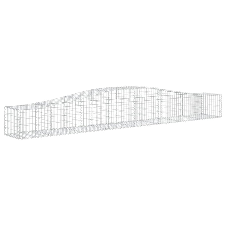 Vidaxl Schans Körbe 8 St. Gewölbe 400x50x40 60 cm verzinktes Eisen