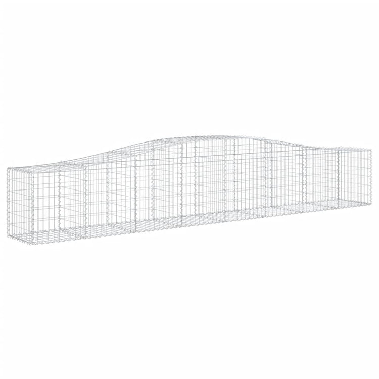 Vidaxl Schans Körbe 4 ST Gewölbe 400x50x60 80 cm verzinktes Eisen