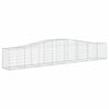 Vidaxl Schans Körbe 6 ST Gewölbe 400x50x60 80 cm verzinktes Eisen