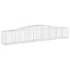 Vidaxl Schans Körbe 7 St. Gewölbe 400x50x60 80 cm verzinktes Eisen
