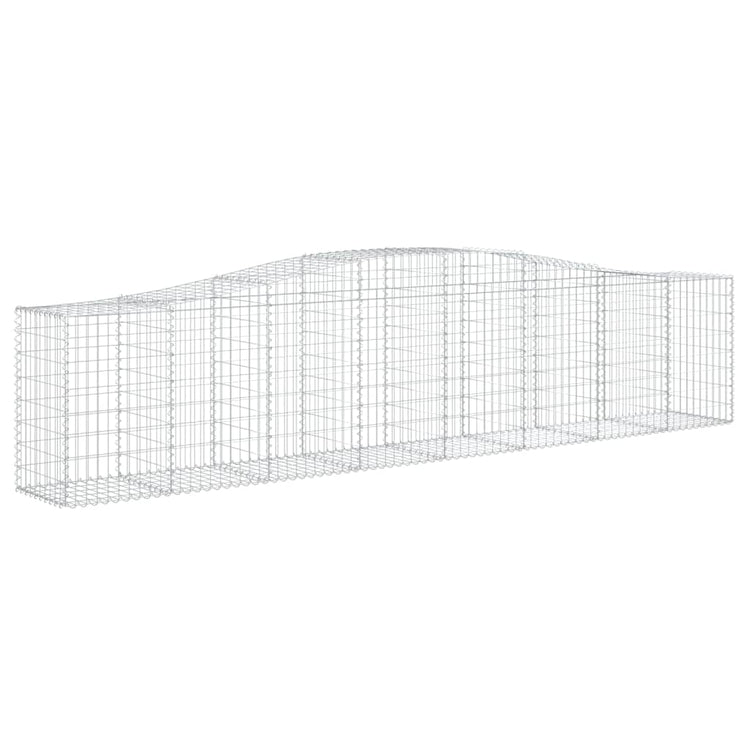 Vidaxl Schans Körbe 5 ST Gewölbe 400x50x80 100 cm verzinktes Eisen