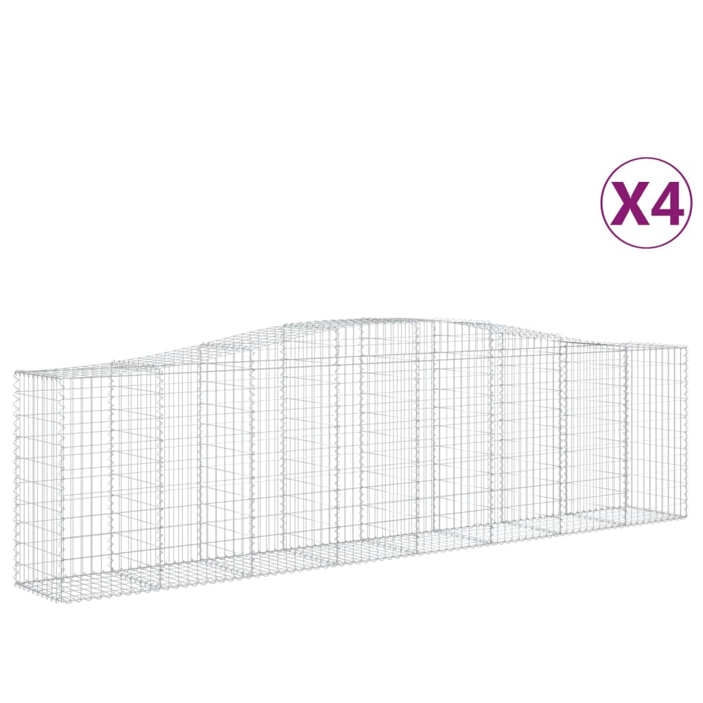 Vidaxl Schans Körbe 4 ST Gewölbe 400x50x100 120 cm Eisen