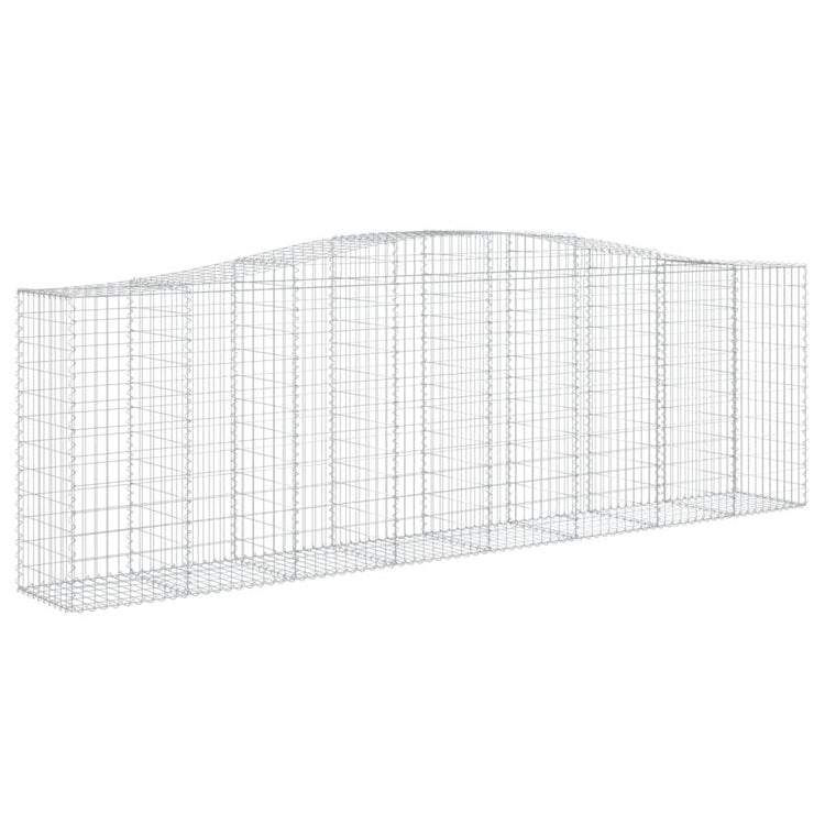 Vidaxl Schans Körbe 2 ST Gewölbte 400x50x120 140 cm Eisen