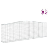 Vidaxl Schans Körbe 5 ST Gewölbe 400x50x120 140 cm Eisen - afbeelding 2