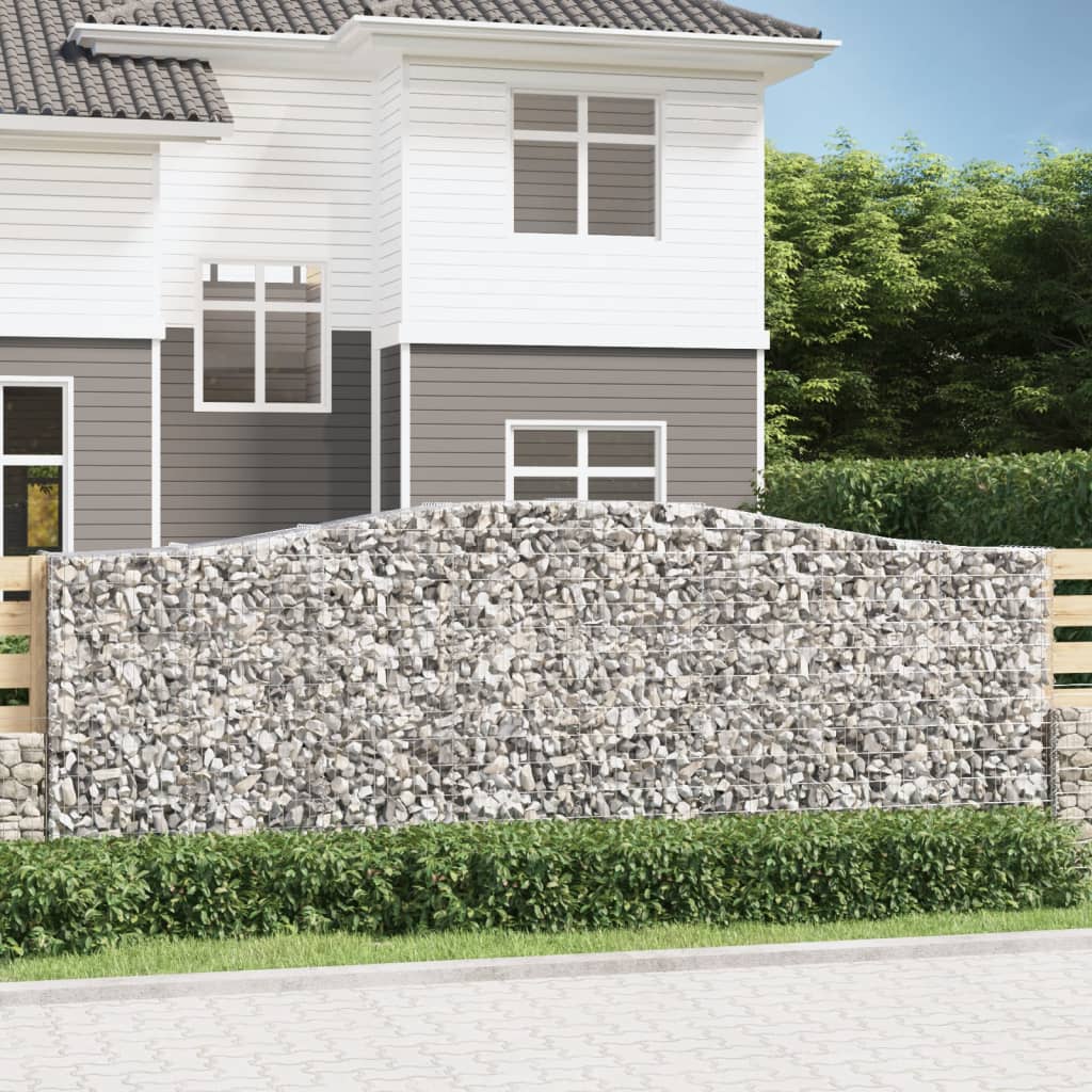Vidaxl Schans Körbe 2 ST Gewölbte 400x50x140 160 cm Eisen