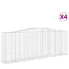 Vidaxl Schans Körbe 4 ST Gewölbe 400x50x140 160 cm Eisen
