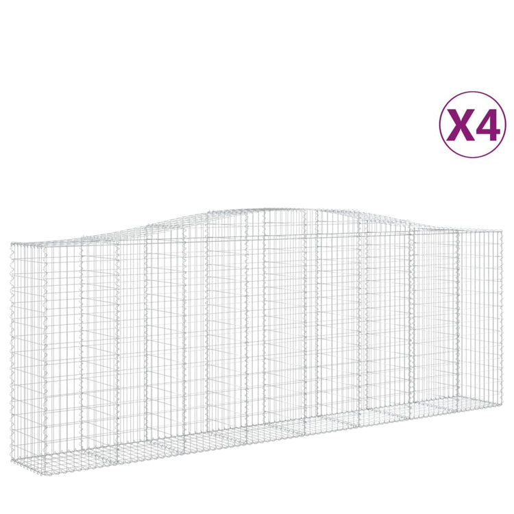 Vidaxl Schans Körbe 4 ST Gewölbe 400x50x140 160 cm Eisen