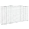 VIDAXL SCHANS Körbe 2 ST Gewölbe 400x50x200 220 cm Eisen