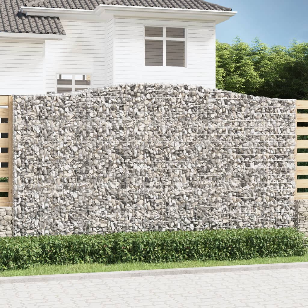 Vidaxl Schans Körbe 2 ST Gewölbte 400x50x220 240 cm Eisen