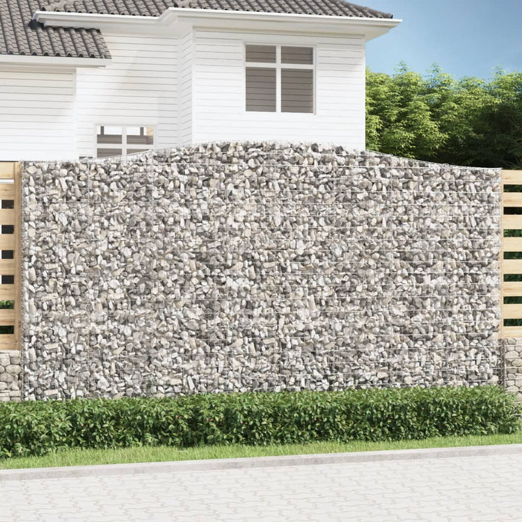 Vidaxl Schans Körbe 2 ST Gewölbte 400x50x220 240 cm Eisen