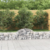 Vidaxl Schans Körbe 3 ST Gewölbe 200x30x40 60 cm verzinktes Eisen - afbeelding 1