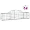 Vidaxl Schans Körbe 5 ST Gewölbe 200x30x40 60 cm verzinktes Eisen