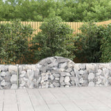 Vidaxl Schans Körbe 4 ST Gewölbe 200x30x60 80 cm verzinktes Eisen - afbeelding 1